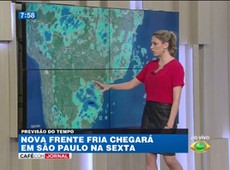 Nova frente fria chega ao Sul do país na quarta-feira