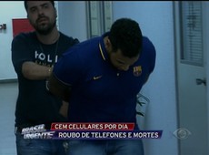 Cem celulares são roubados por dia em SP