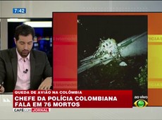 Queda de avião: chefe de polícia fala em 76 mortos