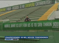 Número de sócios da Chapecoense dispara