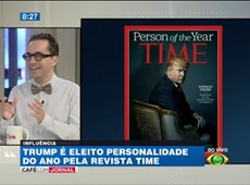Donald Trump é eleito a personalidade do ano