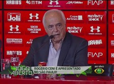 Rogério Ceni é apresentado como técnico do Tricolor