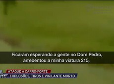 SP: Explosões e tiros deixam um morto em rodovia