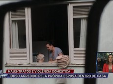 Mulher agride marido idoso no Rio de Janeiro
