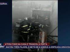 BA: Pai põe fogo em casa e mata os filhos e neto