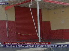 Bandidos morrem durante roubo em bar no Parque São Domingos