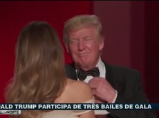 Donald Trump participa de três bailes de gala após posse