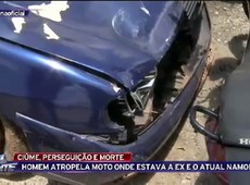 Homem chuta ex-namorada após atropela-la em Itu