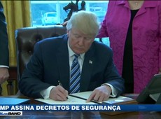 Trump assina decretos para reforçar a segurança dos EUA