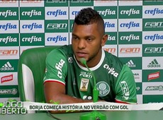 Borja estreia com pé direito no alviverde