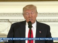 Trump promete investimentos históricos nas forças armadas