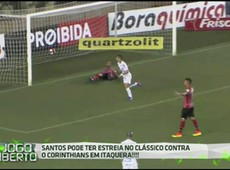 Peixe poder ter estreia no clássico contra o Timão