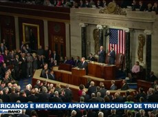 Americanos e mercado aprovam discurso de Trump