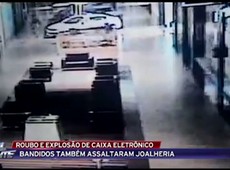 MG: Bando explode caixa eletrônico para roubar