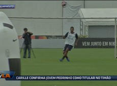 Carille confirma jovem Pedrinho como titular no Timão