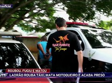 SP: Ladrão mata motoqueiro e fura olho de taxista