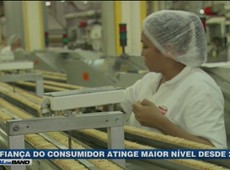 Confiança do consumidor atinge maior nível desde 2014