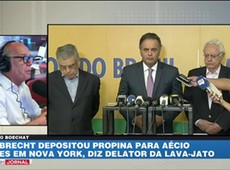 Boechat: nome de Aécio Neves está na boca do sapo