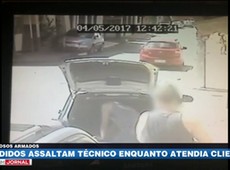 Criminosos assaltam técnico de ar-condicionado em serviço