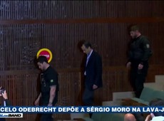 Marcelo Odebrecht depõe ao juiz Sérgio Moro
