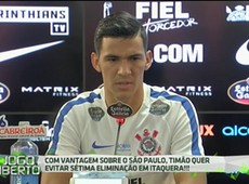 Com vantagem, Timão quer evitar a sétima eliminação em Itaquera
