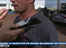 PF prende dez suspeitos de roubo milionário no Paraguai