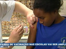 Campanha de vacinação nas escolas vai ser ampliada
