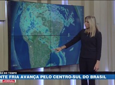 Ar polar causa queda brusca nas temperaturas do Centro-Sul