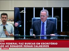Lava Jato: PF faz buscas em escritório ligado a Renan Calheiros
