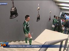Neto lê a denúncia da Conmebol contra o Palmeiras