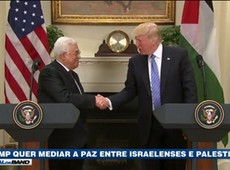 Trump quer mediar a paz entre israelenses e palestinos