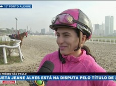 Joqueta Jeane Alves disputa Prêmio São Paulo