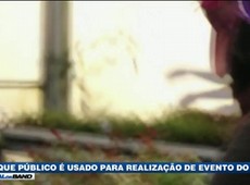 Parque público é usado para realização de evento do MST
