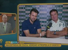 Cuca fala sobre o desempenho do Palmeiras no Brasileirão