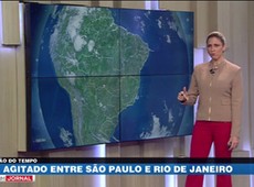 Mar agitado com ventos entre São Paulo e Rio de Janeiro
