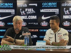Timão apresenta Clayson e promete mais reforços