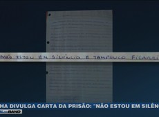 Cunha divulga carta da prisão e nega estar em silêncio