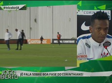 Fico feliz pela invencibilidade do Timão, diz Jô
