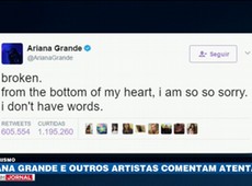 Artistas comentam atentado acontecido em Manchester