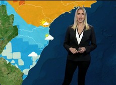 Frente fria causa chuva no Sul do país