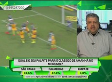 Héverton aposta: 2 a 1 pro Verdão