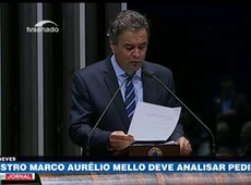 Ministro Marco Aurélio deve analisar caso de Aécio Neves