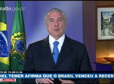 Michel Temer afirma que Brasil venceu a eleição