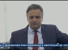 Aécio é denunciado por corrupção e obstrução de Justiça