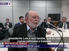 Ministério Público pede condenação de Lula