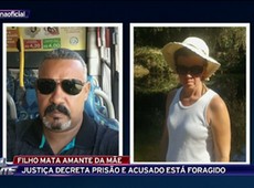 Filho que matou amante da mãe está foragido