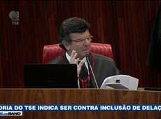 Maioria do TSE indica ser contra inclusão de delações