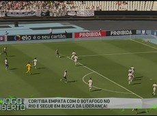 Coritiba e Botafogo empatam em 2 a 2
