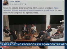 Janot usa foto do Facebook em ação contra Aécio Neves