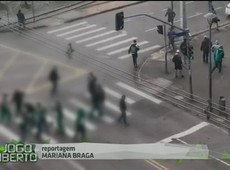 Torcedor do Timão é agredido antes de partida contra o Coxa
